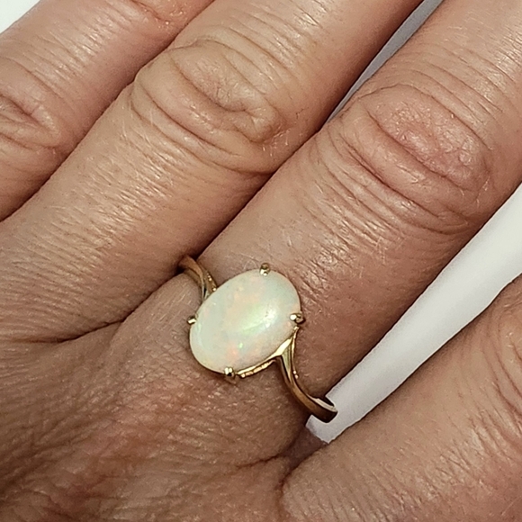 OPAL 14K Gold Ring Certificate - Picture 4 of 16